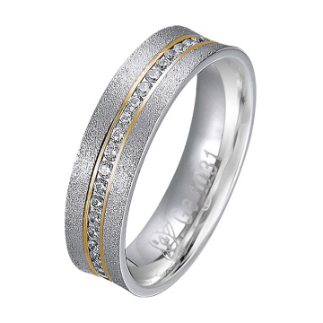 Latest New Simple Model Designs Gold and Silver Brass Finger Ring